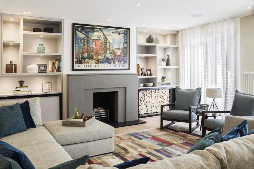 3000 sqft Townhouse - Highgate | Formal Living Room | Interior Designers
